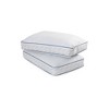 Cannon 3" 2pk Extra Firm Gusset Pillow - 2 of 2