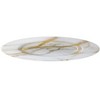Classic Touch Set Of 4 Gold-White Marble Plates - 11"D - 3 of 3