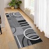 Modern Geometric Rugs, Machine Washable Low Pile Non-Slip Rugs, Modern Stain Resistant Indoor Rugs, Living Room, Bedroom - 2 of 4