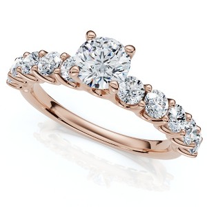 Pompeii3 2Ct Diamond Engagement Ring 14k Gold Lab Created - 1 of 2