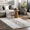 Nuloom Erikka Geometric Stripes Pet Friendly Machine Washable Area Rug - 2 of 4