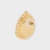 Pave Teardrop Crystal Earrings - A New Day™ Gold/Clear - 3 of 3