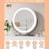 homfan Vanity Mirror with Led Lights, Tabletop, Living Room, Easy to Install - 4 of 4