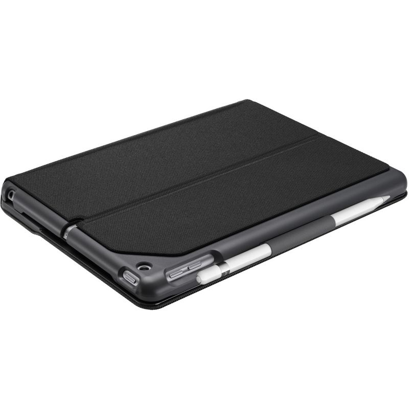 Logitech SLIM FOLIO Keyboard/Cover Case (Folio) Apple Pencil, iPad (2018), iPad (2017) - Black, 5 of 7