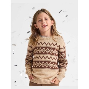 The Children's Place Boys Long Sleeve Fairisle Sweater - 1 of 4