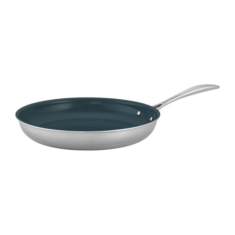 ZWILLING Clad CFX Stainless Steel Ceramic Nonstick Fry Pan, 1 of 4
