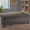 CAVINAS 50" Storage Ottoman Bench for Bedroom,Tufted Storage Bench with Lift Top,Ottoman for Living Room,Entryway - 2 of 4
