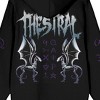 Harry Potter Thestral Seen By Death Long Sleeve Men's Black Hooded Sweatshirt - 3 of 4