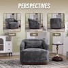 CAVINAS 360 Degree Accent Swivel Chair Barrel Chair Round Comfy Chair Sofa Chair Leisure Armchair - 2 of 4