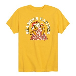 Boys' - Garfield - Seasons Eatings Short Sleeve Graphic T-Shirt - 1 of 4