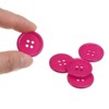 Unique Bargains Resin Craft Snap Round Flat 4-Hole Sewing Buttons 50 Pcs - 4 of 4