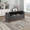 NicBex Modern 50" Storage Bench Wood Accent Stools with Button Tufted for Bedroom and Entryway - 4 of 4