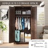 AMERLIFE Farmhouse Armoire Wardrobe Closet - 4 of 4