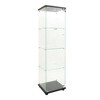 YOOCOZZ Tempered Glass Display Cabinet,Wine Cabinet,storage Cabinet,File Cabinet,with Battery-powered paipai light - 2 of 4
