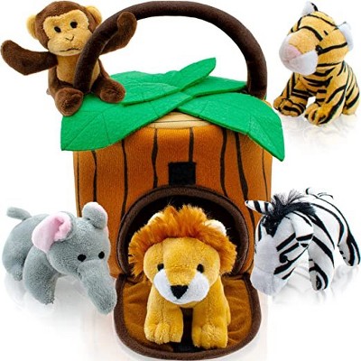 peluche animaux jungle