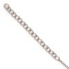 Black Bow Jewelry 1/3 Cttw Black & White Diamond Rectangle Necklace in Sterling Silver - 3 of 4