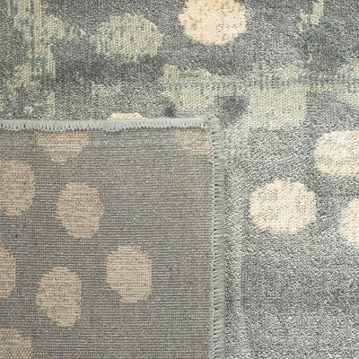 Celestial Splendor Hand-Knotted Viscose Area Rug in Gray