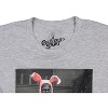 Seven Times Six A Christmas Story Men's Ralphie Bunny Suit Happy Holidays Adult T-Shirt Grey - 4 of 4