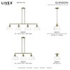 Livex Lighting Glendon 4 - Light Chandelier in  Antique Brass - 2 of 4
