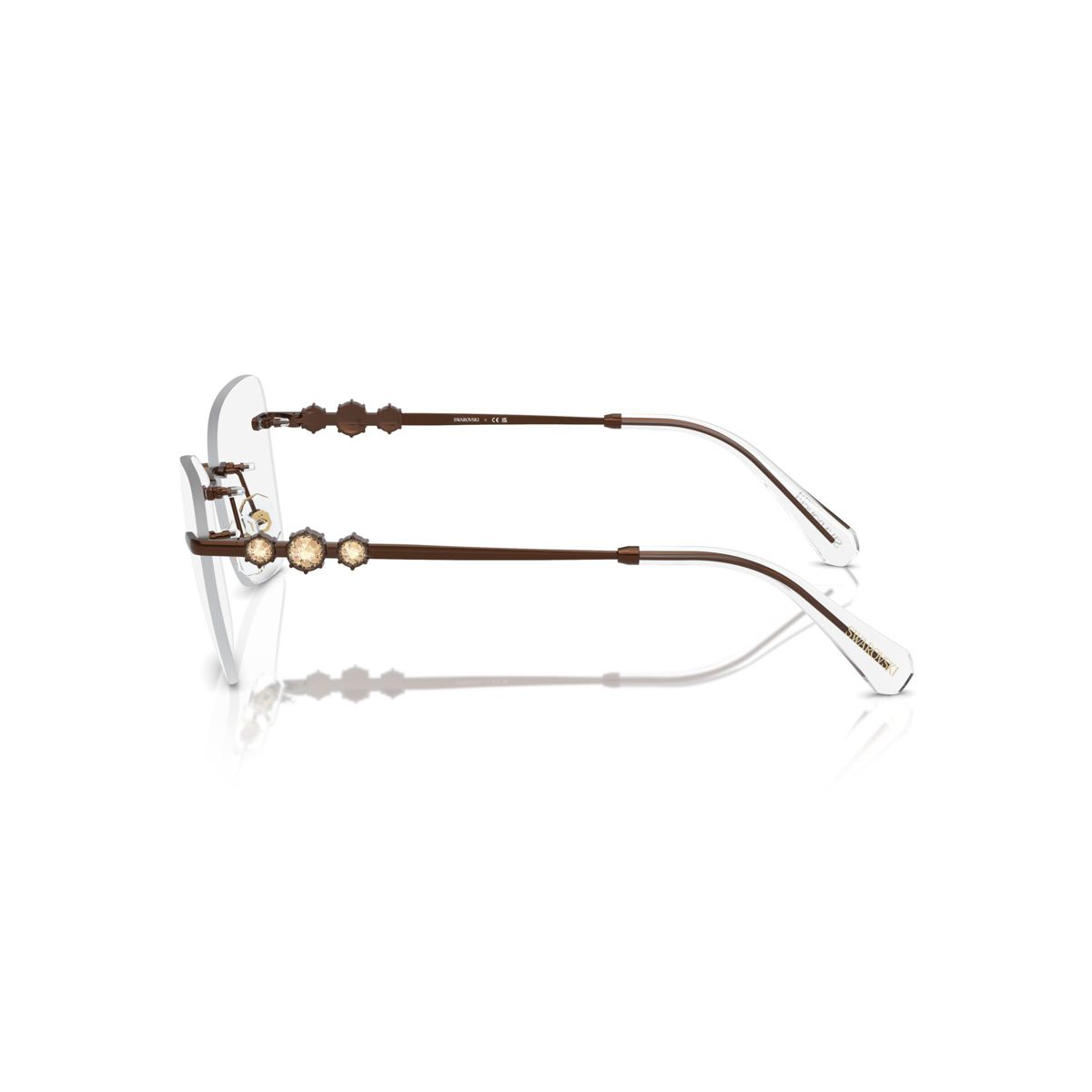 Swarovski SK1014 55mm Woman Butterfly Eyeglasses Demo Lens Lens - thumbnail 3