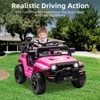 Ride On Truck for Kids, 12V Battery Powered Toy Car with Remote Control, Spring Suspension, LED Headlight and Music, Toddler Electric Vehicles for 3+ - 3 of 4