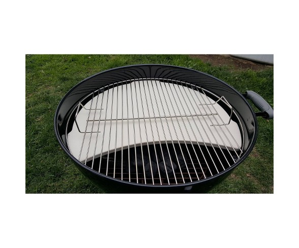 22" Heat Deflecting Grill Stone White - BBQ Dragon