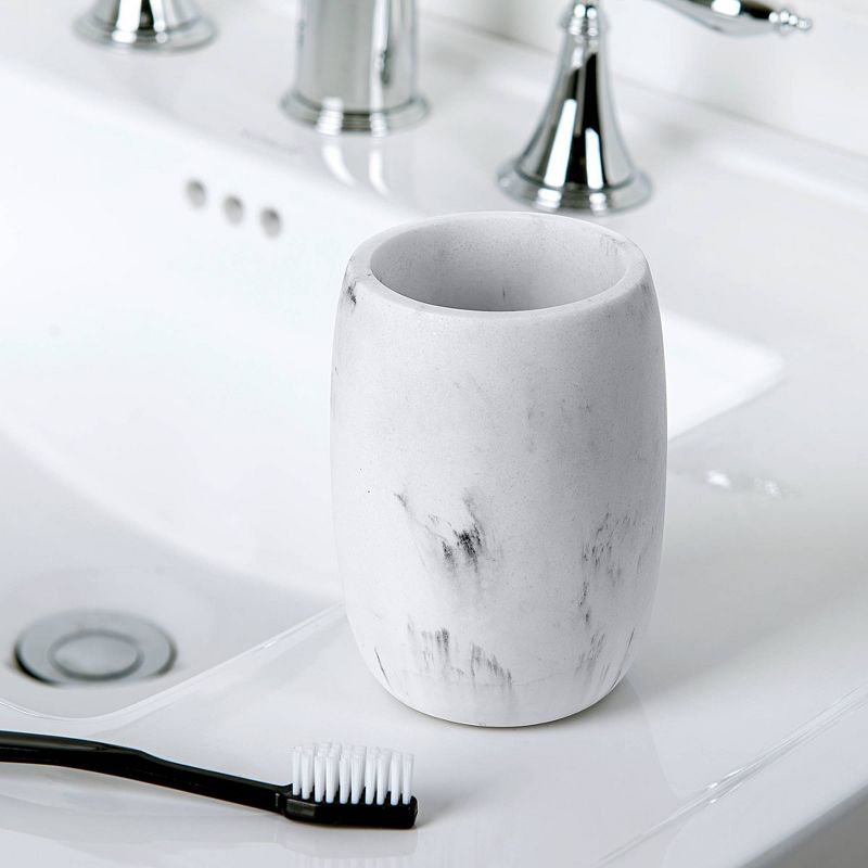 Legends Bathroom Tumbler Black/Gray - Allure Home Creations, 4 of 5