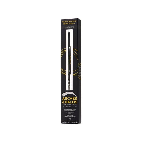 Arches & Halos Micro Defining Brow Pencil Charcoal - 0.003oz : Target