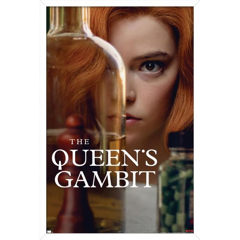 Trends International Netflix The Queen's Gambit - Piece Framed Wall Poster  Prints White Framed Version 22.375 X 34 : Target