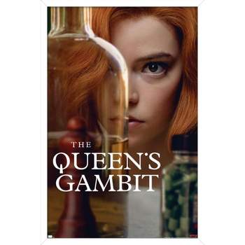 Trends International Netflix The Queen's Gambit - View Framed Wall Poster  Prints Mahogany Framed Version 22.375 X 34 : Target