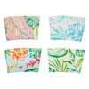 Juvale 12 Pack Tropical Wine Glass Sleeve Protector, Insulated Drink Covers for Luau (4 Designs) - 4 of 4