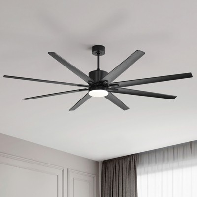 Smart Ceiling Fans With Remote & APP Control 3CCT LED Reversible DC Motor Dimmable Timing 6 Speed Modern Large Indoor Outdoor Ceiling Fan