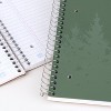 Five Star 100g College Ruled Notebook 11"x9.75" Olympic Green: Spiral, Single Subject, 100 Pages, 3 Hole Punched - 3 of 4