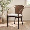 Kumi Arm Chair - ACH4902 - Brown/Ivory - Safavieh - 3 of 4