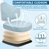 KERDOM Kids Desk Chair, Swivel Mesh Task Student Chairs for 4-12, Growing Teen Office Chair for Home/School/Office, Light Blue - 4 of 4