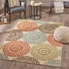 VisioGear Area Rug, 5'3"*7'6" Soft Padded Floor Tiles For Living Room Kitchen Bedroom, Beige, 90"*63"*0.16" - 2 of 4