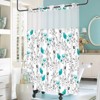 LunaLulinlk Hookless Shower Curtain with Snap in Liner - 3 of 4