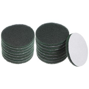 Unique Bargains Drill Cleaning Tools and Accessories Power Brush Tile Scrubber Scouring Pads 15 Pcs - 1 of 4
