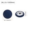 Unique Bargains Blouses Sweater Round Aluminum Cotton Fabric Cloth Covered Buttons 10 Pcs - 2 of 4