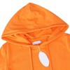 Women Long Sleeve Hooded Sweatshirt Midi Dress - 4 of 4