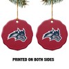 Stony Brook University Primary Logo Porcelain Scalloped Holiday Christmas Tree Ornament - 2 of 4