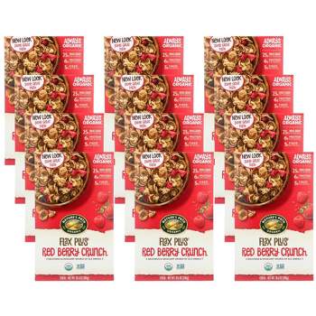 Nature's Path Organic Flax Plus Red Berry Crunch Cereal - Case of 12/10.6 oz