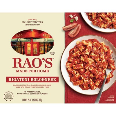 Rao's Made for Home All Natural Frozen Pasta Meal Rigatoni Bolognese - 25oz