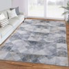 Indoor Carpet Non-Shedding Floor Cover Kids Room Comfort Rug for Dining Room Laundry Bedroom Kitchen Dorm Diamond - 3 of 4