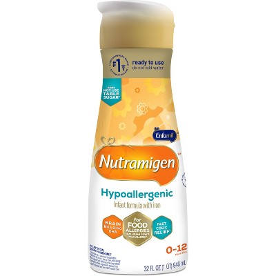 Enfamil Nutramigen Hypoallergenic Ready to Feed Infant Formula Bottle - 32 fl oz