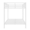 Sapphtopaz Space-Saving Metal Frame Bunk Bed for Teens/Adults, Simple Bed Frame with Guardrails No Box Spring Needed for Bedroom, Kids Room - 3 of 4