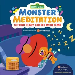 Getting Ready for Bed with Elmo: Sesame Street Monster Meditation in Collaboration with Headspace - by  Random House (Board Book)