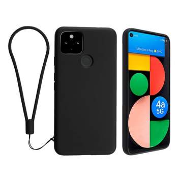 Insten Liquid Silicone Case For Google Pixel 4a 5G (2020)(NOT For Pixel 4a) Soft Microfiber Full Body Protective Cover