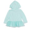 Disney Princess Moana Cindrella Ariel Belle Zip Up Hoodie Little Kid to Big Kid - 3 of 4