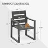 Arceso Patio Table and Chairs set , HDPS 5-Piece Outdoor Dining Set, Patio Furniture for Deck, Poolside, and Backyard - 2 of 4